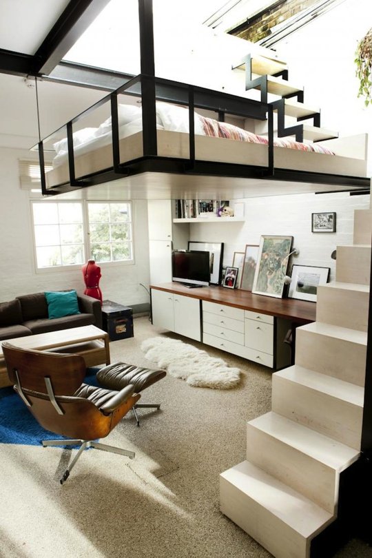 Suspended Loft Bed